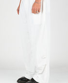 Candice 'Air' Nylon Pant in Bone