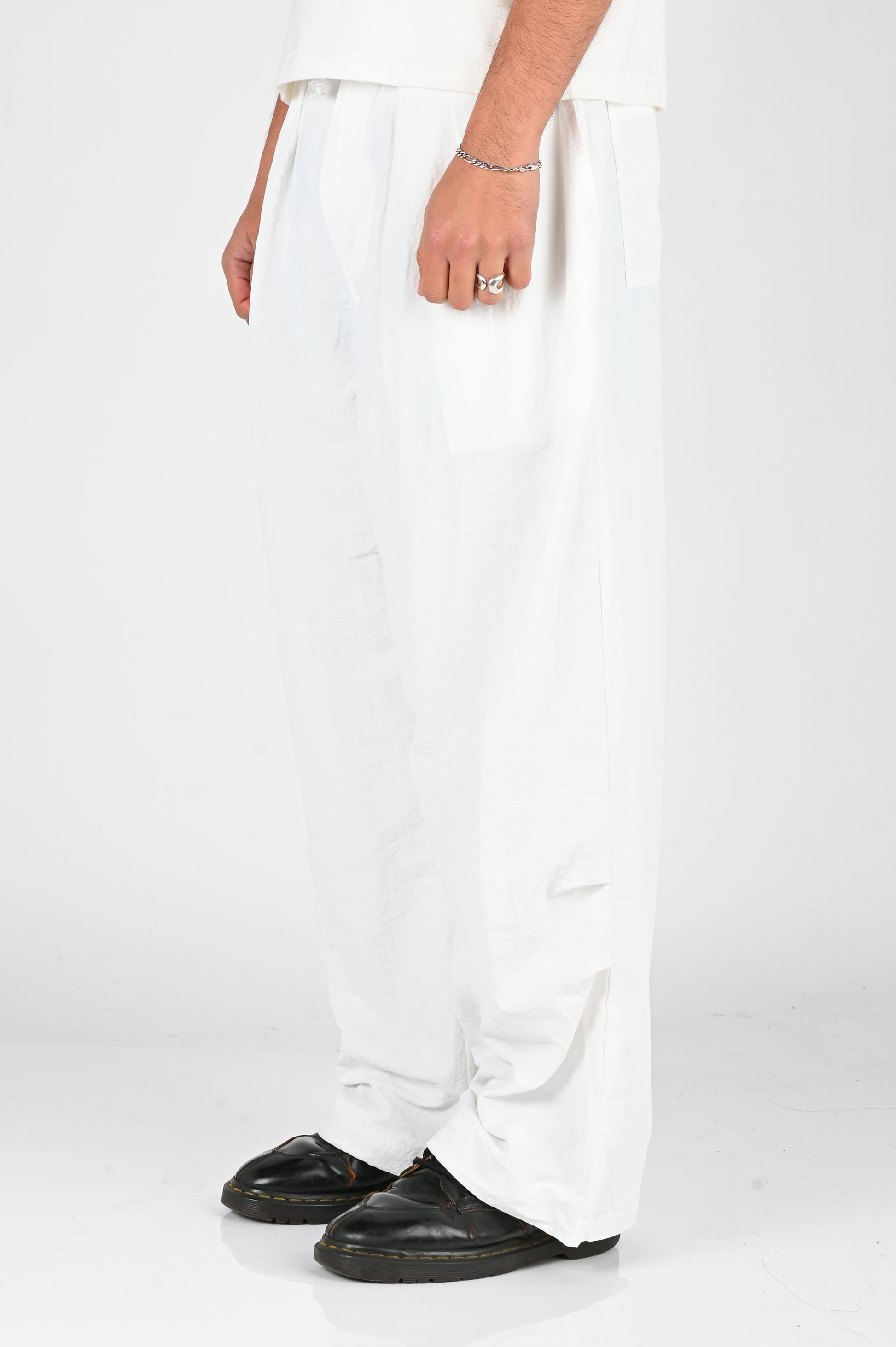 Candice 'Air' Nylon Pant in Bone