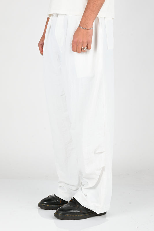 Candice 'Air' Nylon Pant in Bone