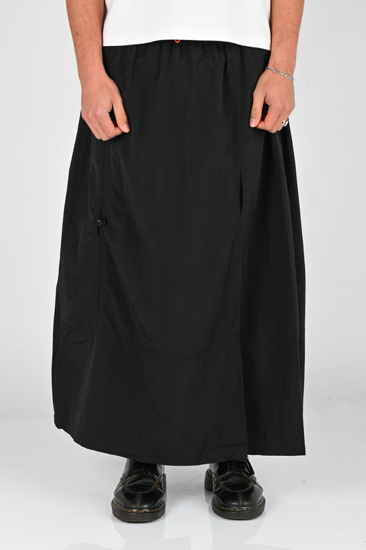 Candice Nylon Skirt in Black