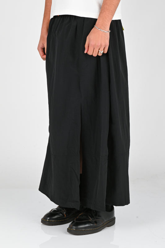 Candice Nylon Skirt in Black