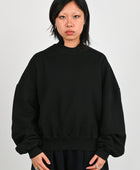 Sacred Archive 'Uniform' Crewneck Jumper in Soft Black