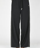 ESS·BEE Track-Suit Panel Pant In Black Pinstripe
