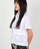 KATALYST 'Box' Blouse in White (Femme Cut)