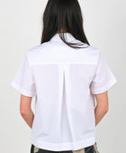 KATALYST 'Box' Blouse in White (Femme Cut)