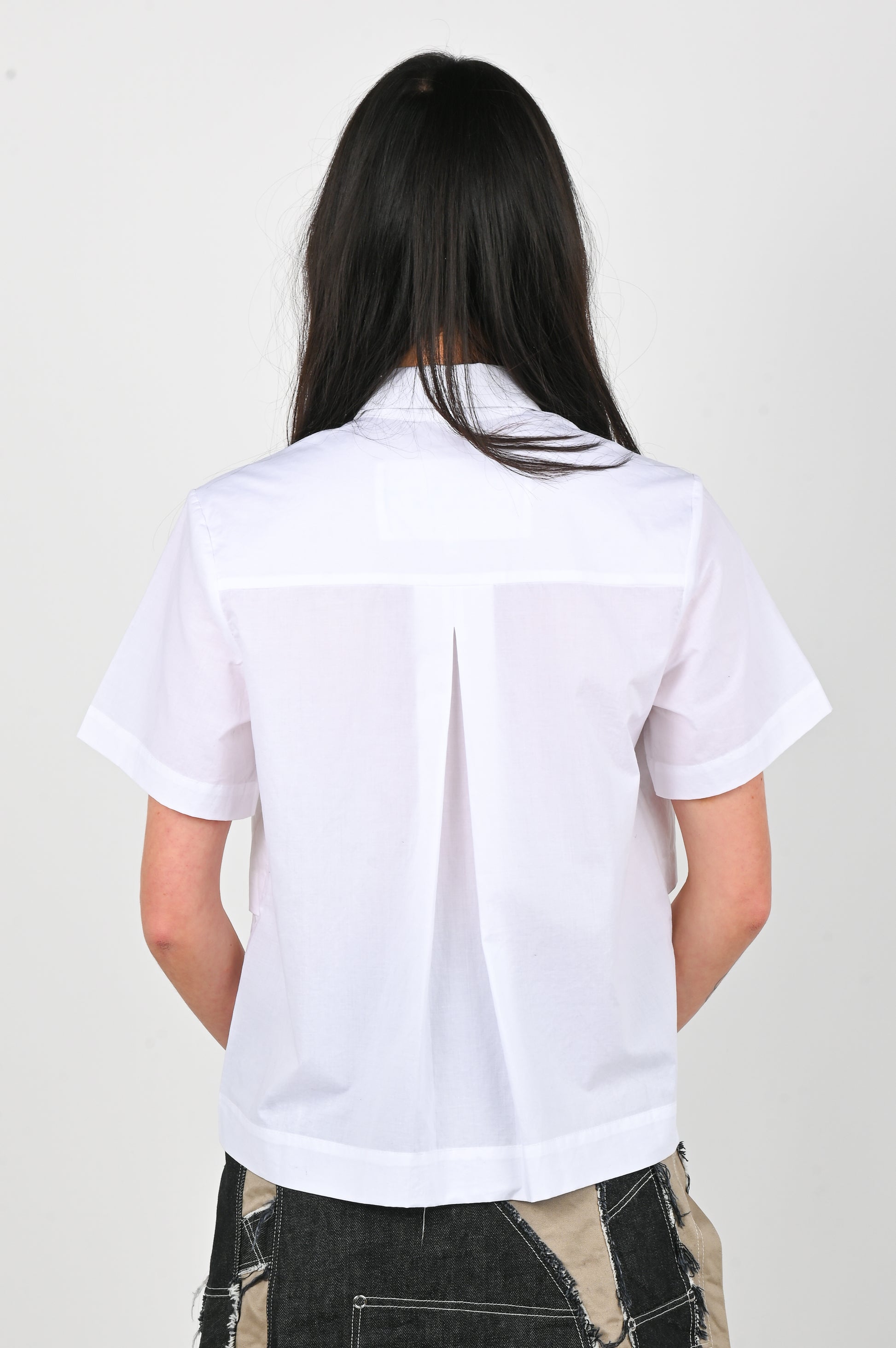 KATALYST 'Box' Blouse in White (Femme Cut)
