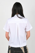 KATALYST 'Box' Blouse in White (Femme Cut)