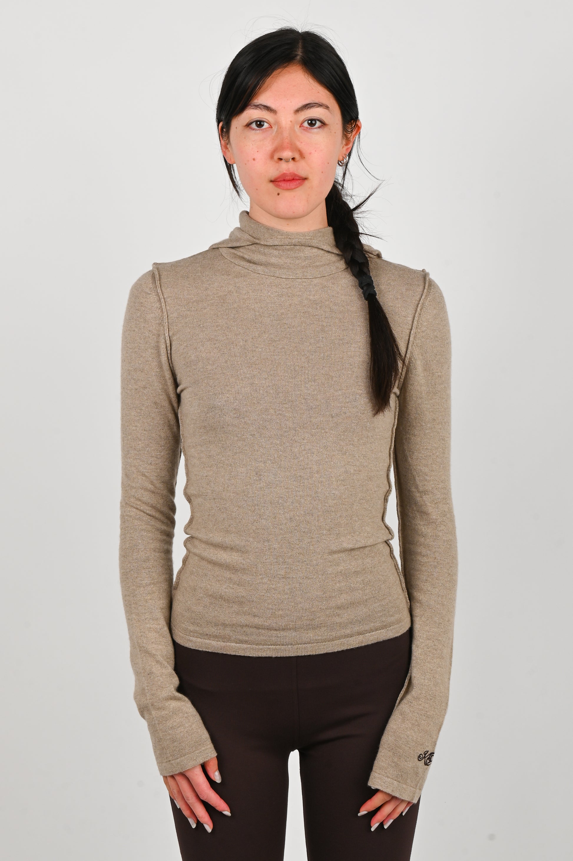 Kernemilk 'Vitus' Hoodie in Beige