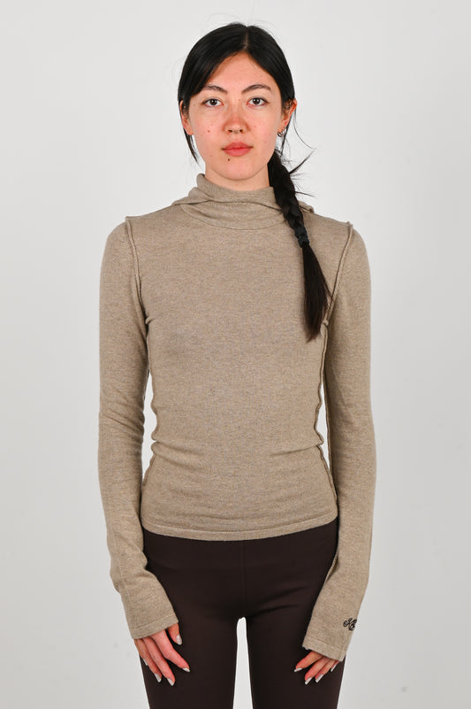 Kernemilk 'Vitus' Hoodie in Beige