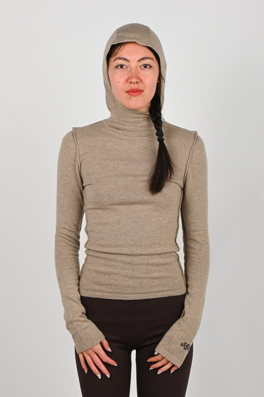 Kernemilk 'Vitus' Hoodie in Beige