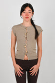 Kernemilk 'Caroline' Cardigan in Beige