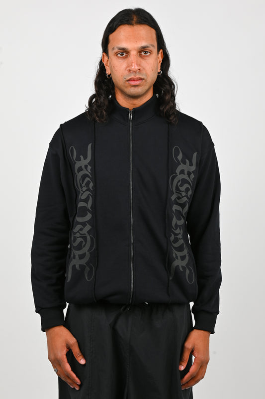 Posture Panel Track Jacket in Black