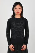 Posture 'Baroque' Compression Long Sleeve in Black