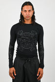 Posture 'Baroque' Compression Long Sleeve in Black