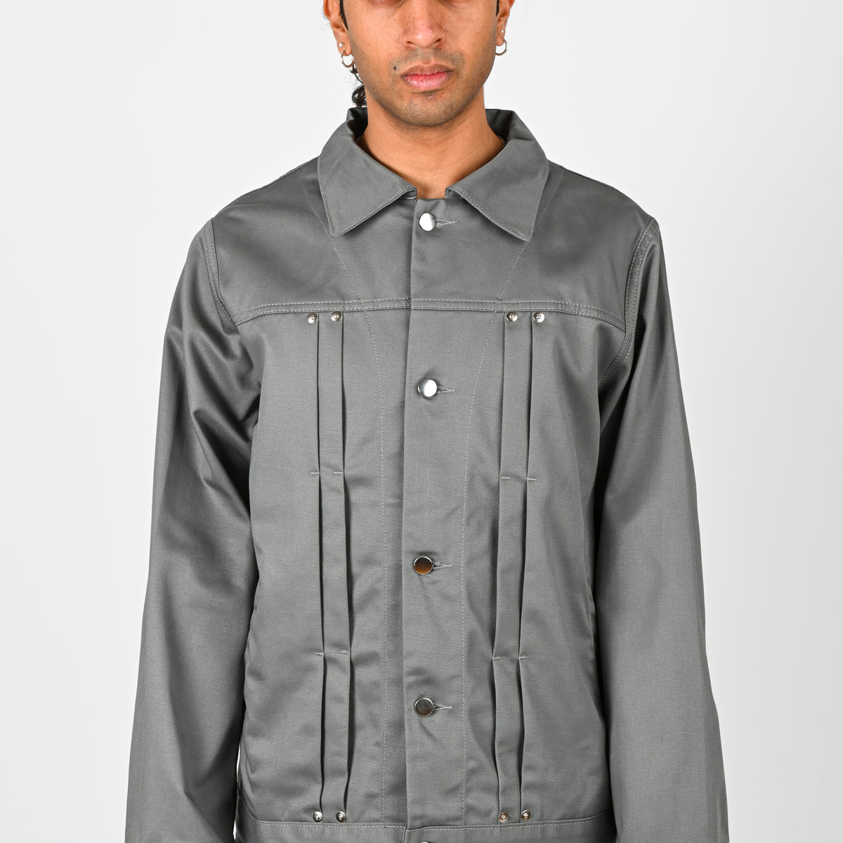 Pseushi Work Jacket in Grey