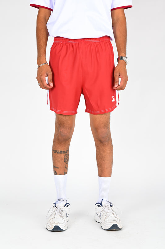 R.Sport Tennis Shorts in Red