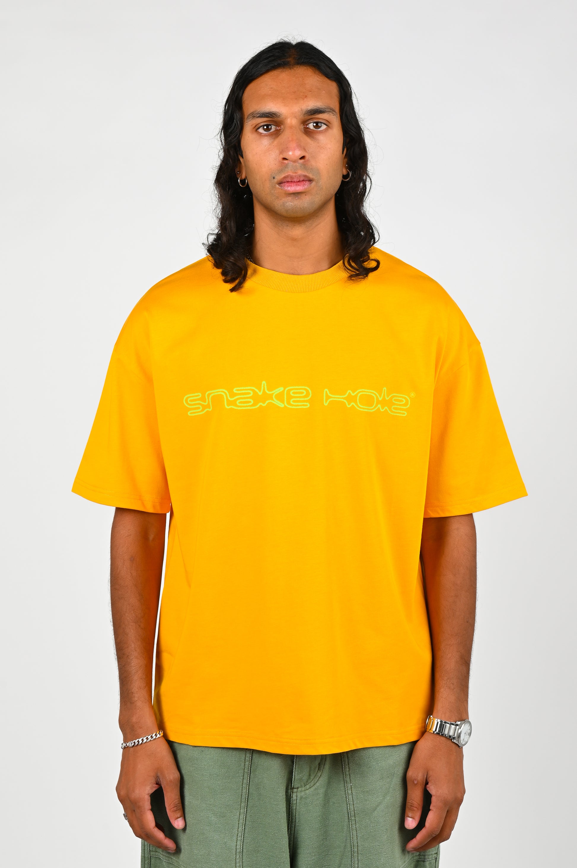 The Snake Hole 'Outta Space' Tee in Gold