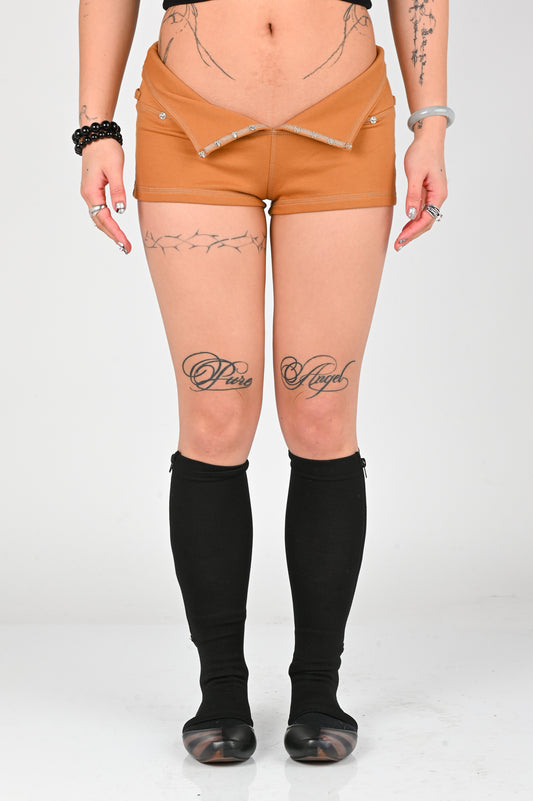 Toilè 'Layer' Micro Short in Cookie