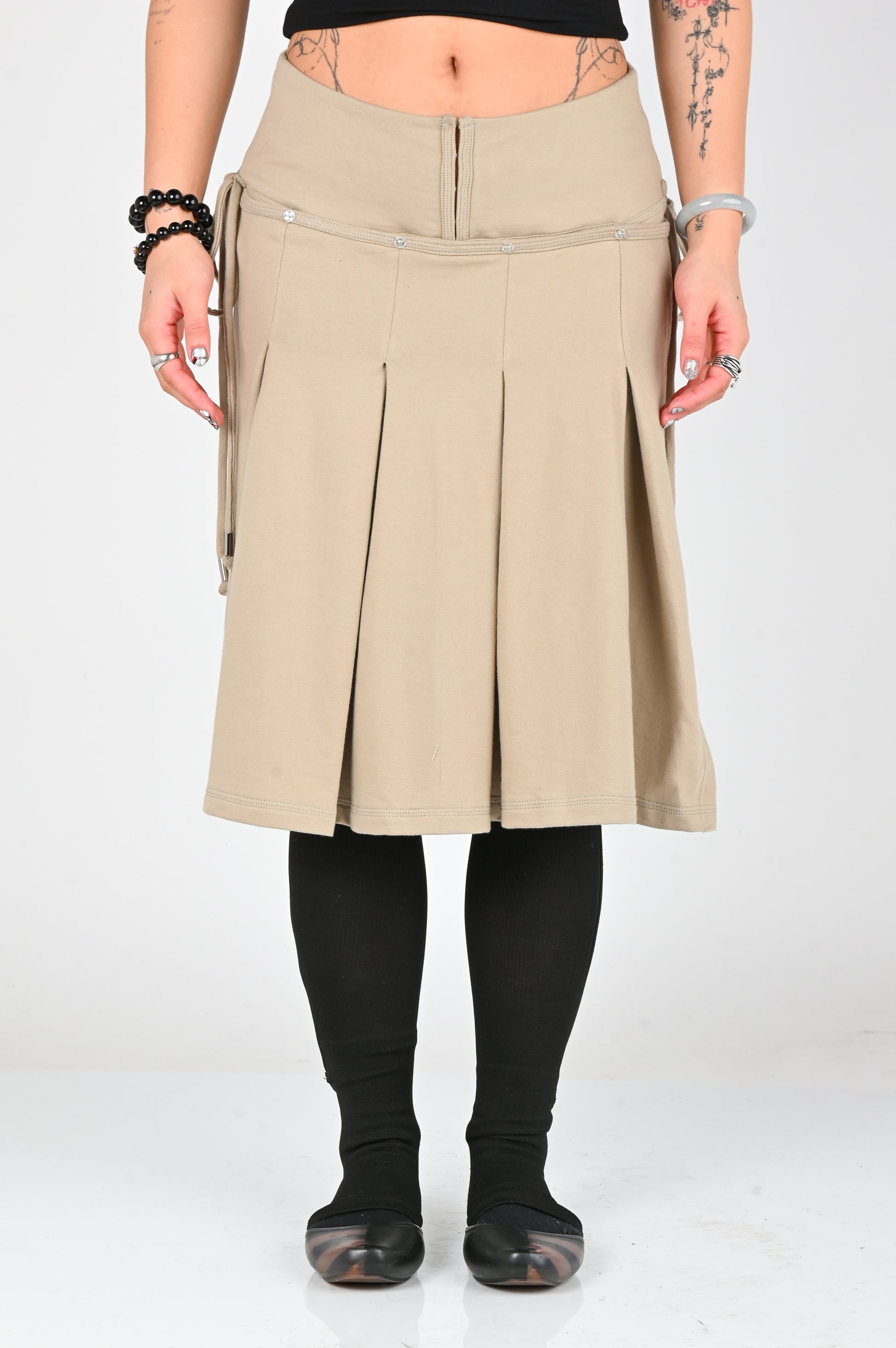 Toilè 'Layer' Micro Short in Khaki