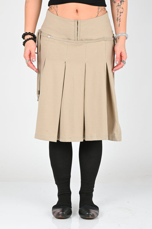 Toilè 'Layer' Micro Short in Khaki