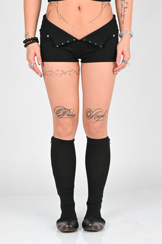 Toilè 'Layer' Micro Short in Black