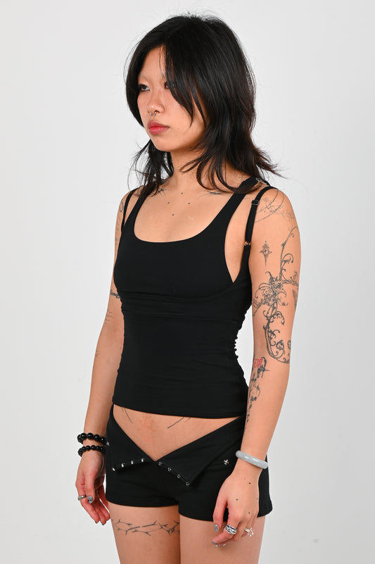 Toilè 'Game' Multiway Tank in Black