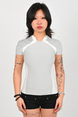 Toilè 'Armor' Reversible Baby Tee in Cloud