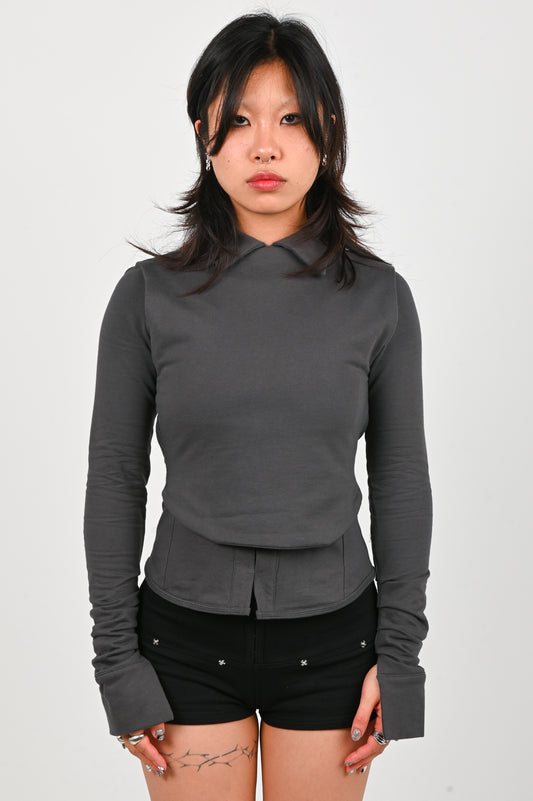 Toilè 'Armor' Long Sleeve in Charcoal