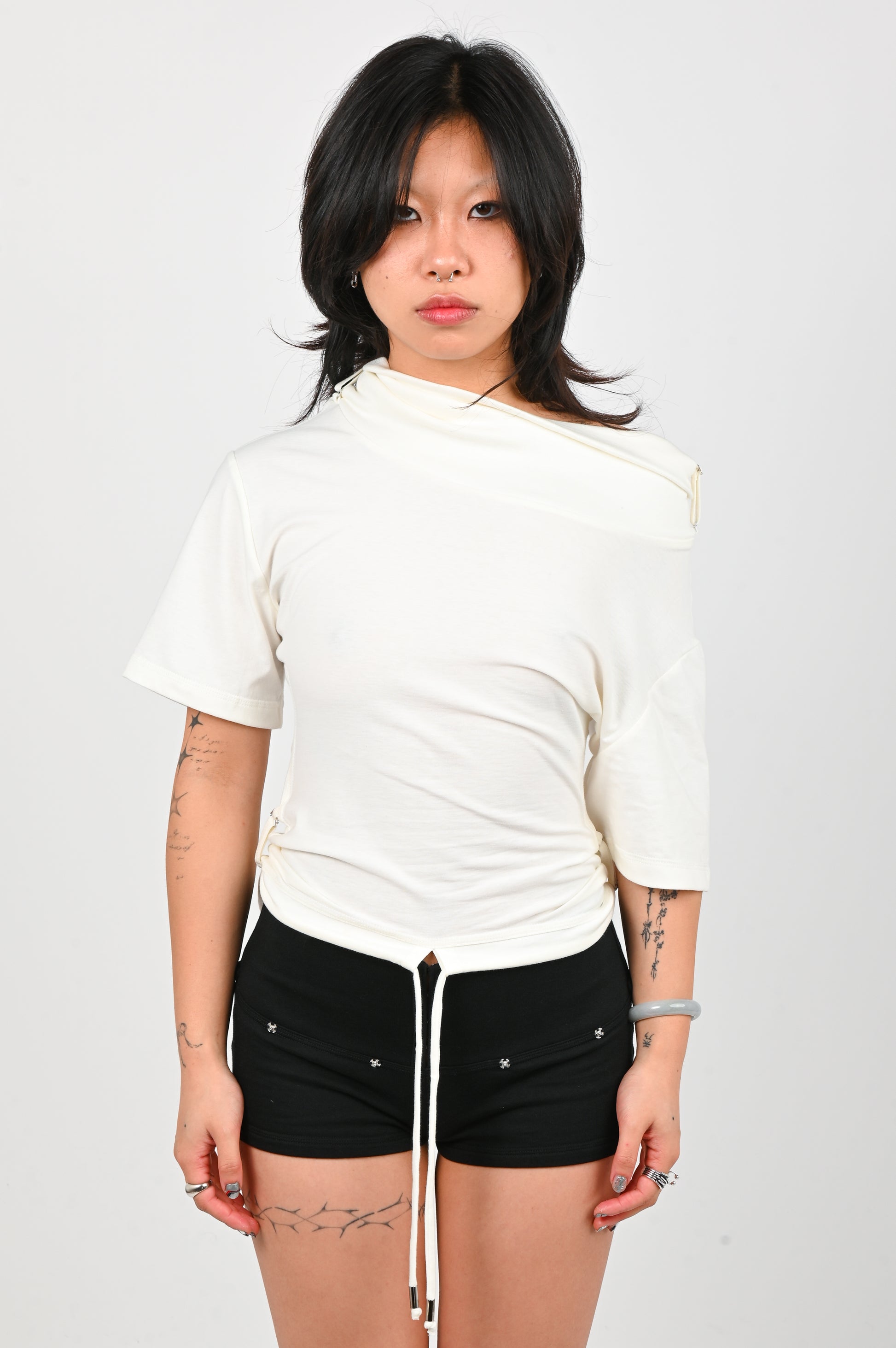 Toilè 'Flip' T-Shirt in Bone