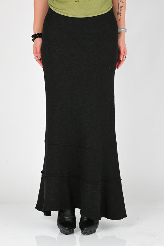B-R-B 'Problems' Maxi Skirt in Black