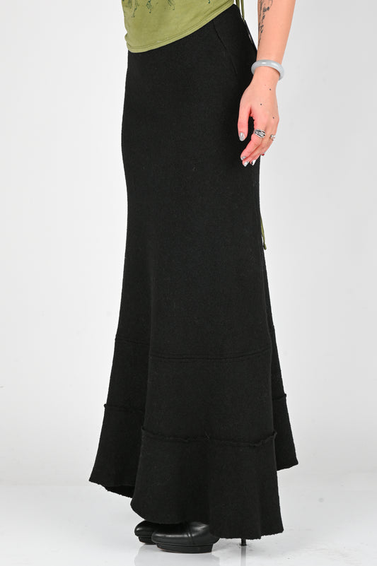 B-R-B 'Problems' Maxi Skirt in Black