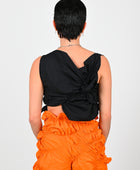 Katalyst 'Handkerchief' Top In Black