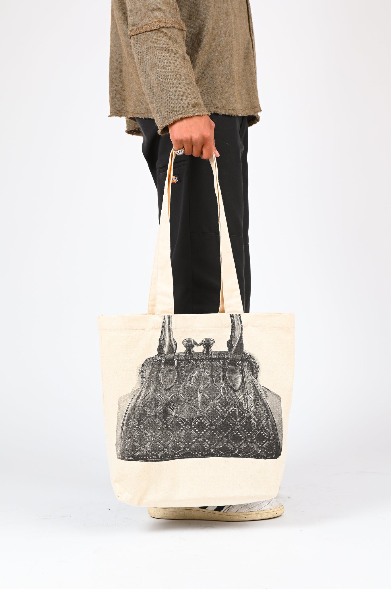 BRB 'I Am Fancy' Tote Bag In Natural
