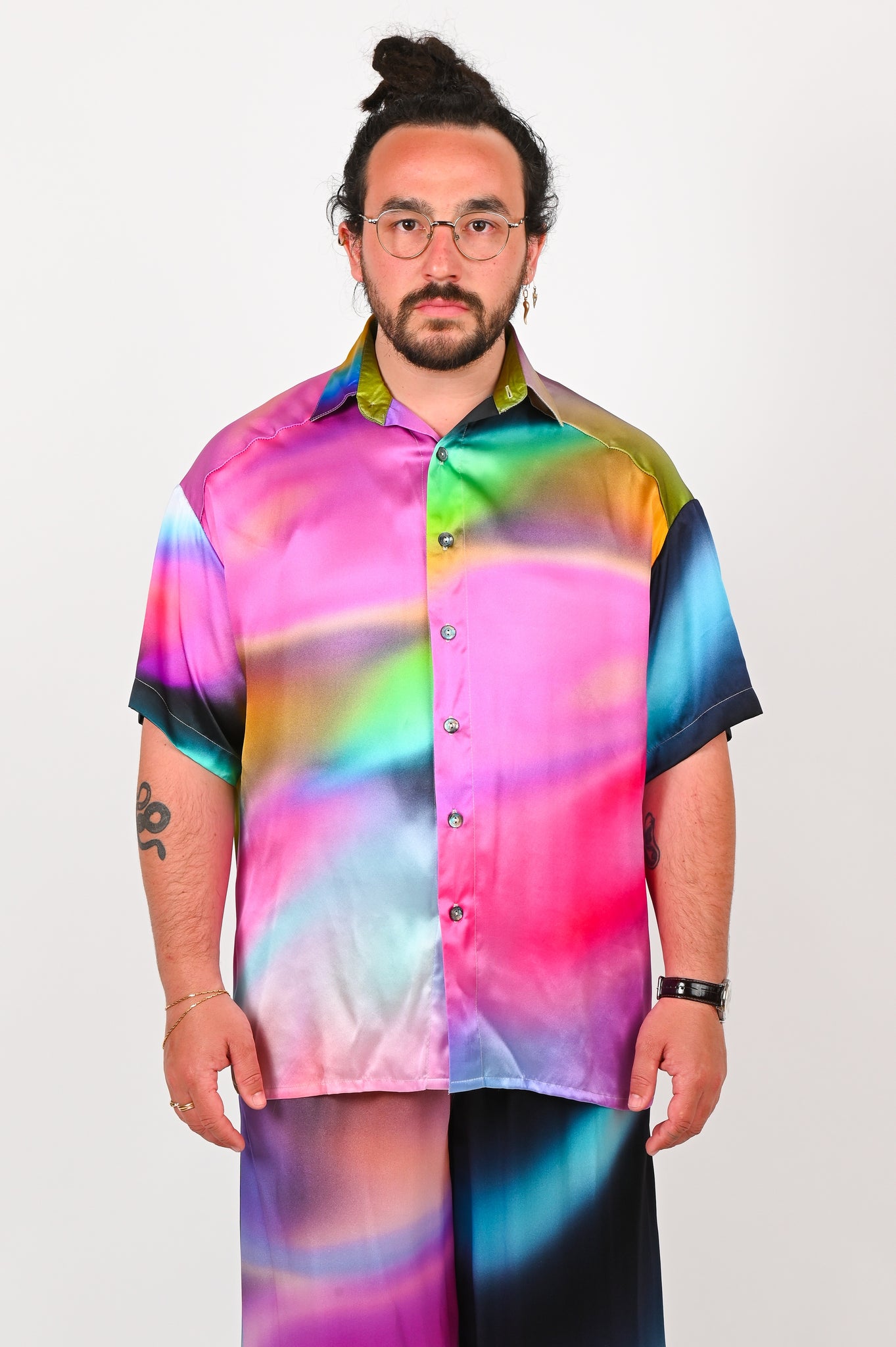 Erik Yvon 'Dreamy' Silk Shirt #3