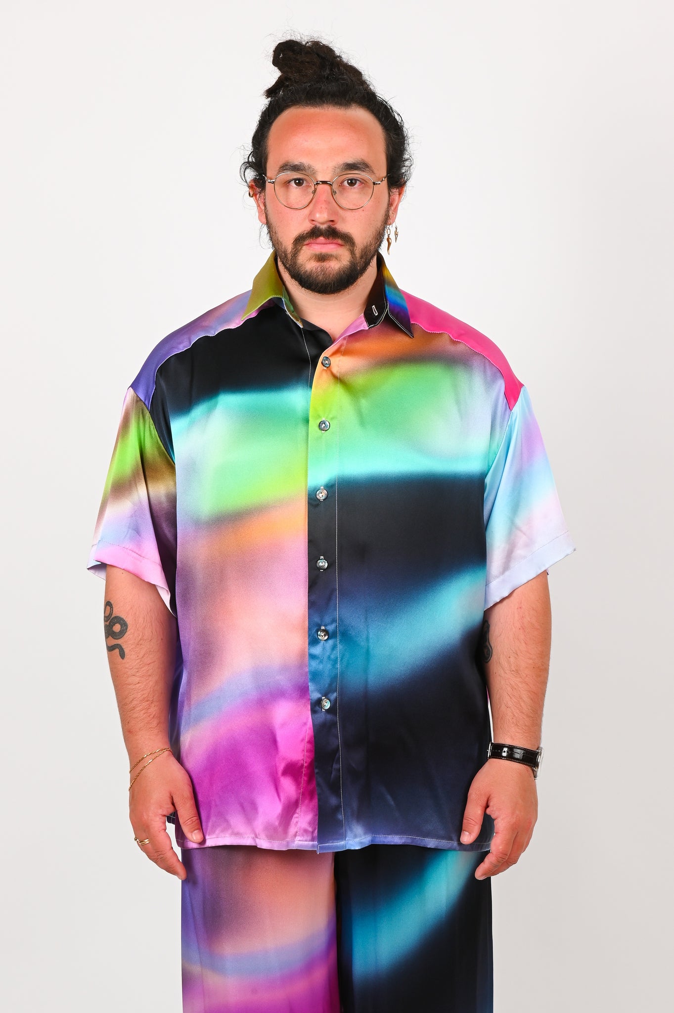 Erik Yvon 'Dreamy' Silk Shirt #4