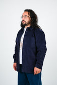 The Snake Hole 'Collision' Overshirt In Navy