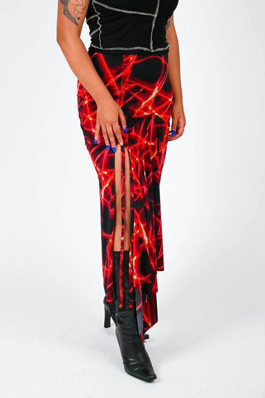 Sorrentino 'Phoenix' Midi Skirt