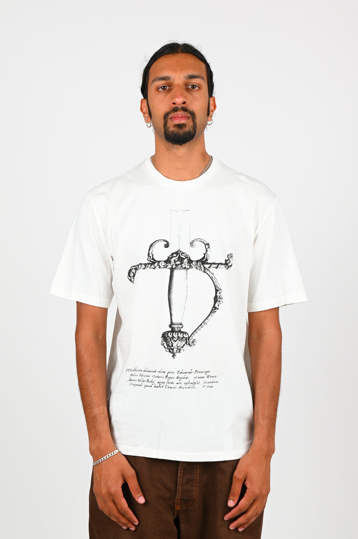 B-R-B 'Two Of Swords' T-Shirt In White