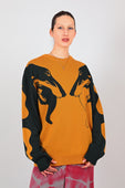 Hermann Studios 'Hound Knit' Merino Sweater In Tobacco