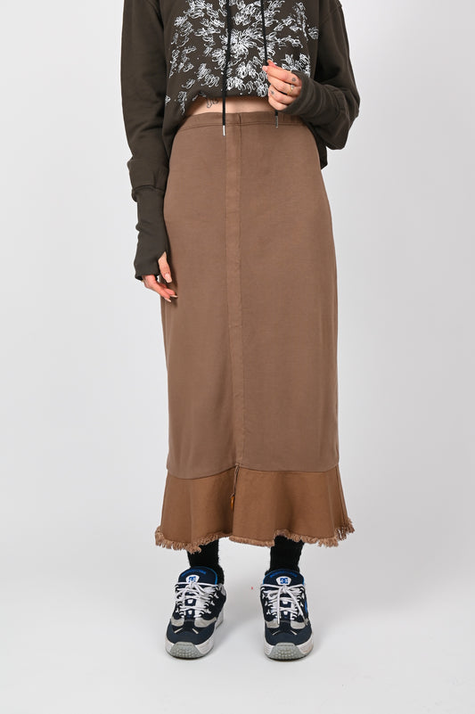 B-R-B 'Manipulation' Skirt In Brown