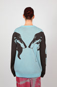 Hermann Studios 'Hound Knit' Merino Sweater In Blue